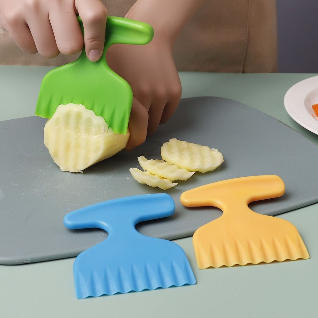 Wavy Knife for Cutting Potatoes, New Food-Grade Kitchen Tool for French Fries and Vegetable Cutting1