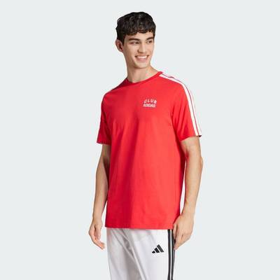 adidas Phong cách sống Áo Thun Graphic Codes Collegiate Club Nam Đỏ JJ1607