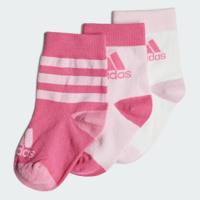 adidas Phong cách sống Bộ 3 Đôi Tất Graphic Trẻ em Hồng IA3941