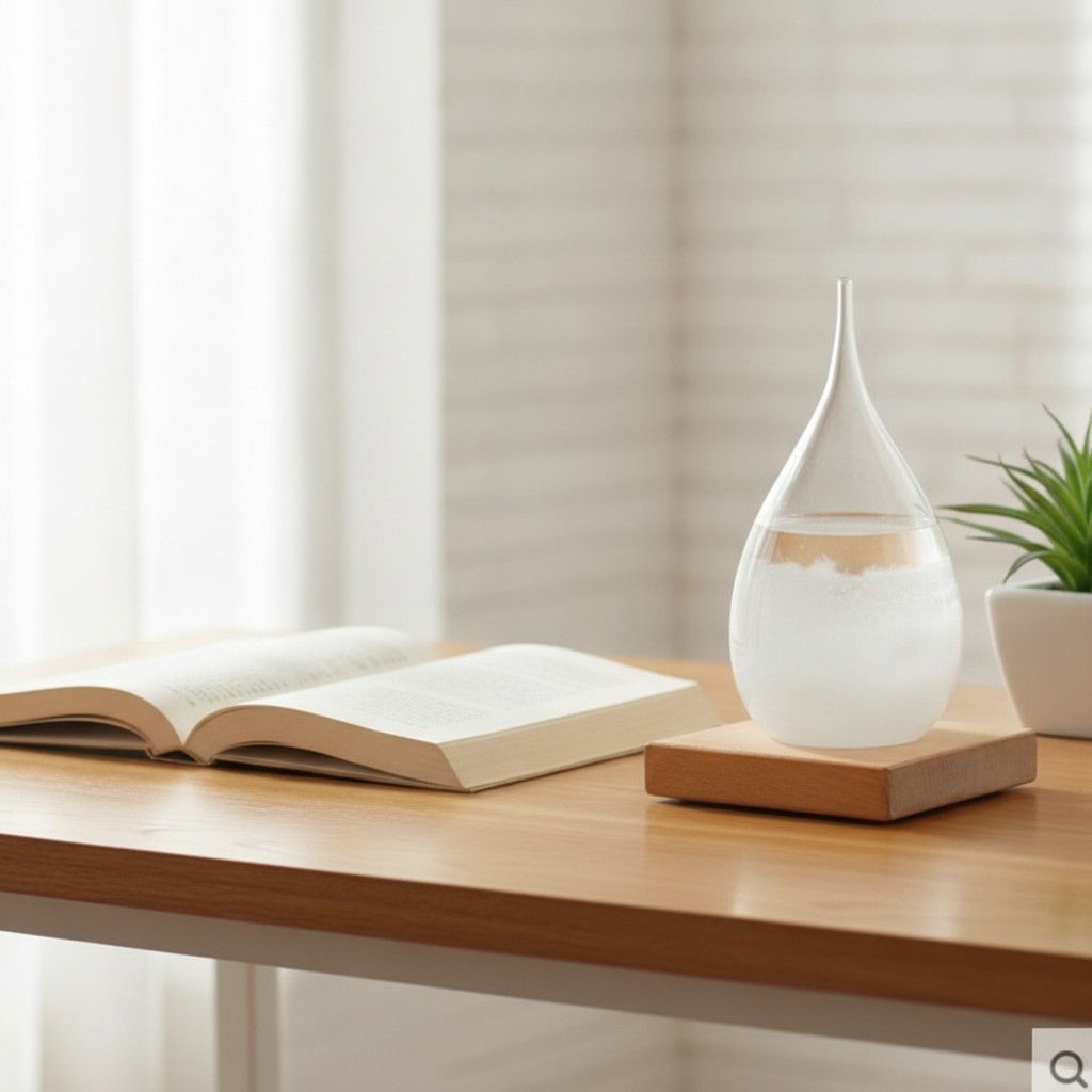 Kính Dự Báo Thời Tiết Chai Trong Suốt Giọt Nước Bão Thủy Tinh Dự Báo Thời Tiết Chai Thủy Tinh Độc Đá