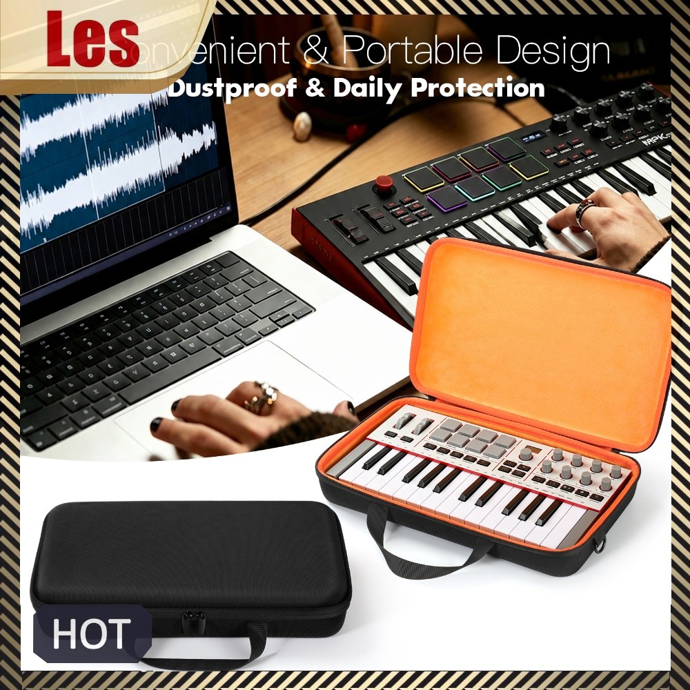 Hộp đựng du lịch cho Akai MPK Mini IV Bộ điều khiển MIDI Túi chống nước EVA cứng