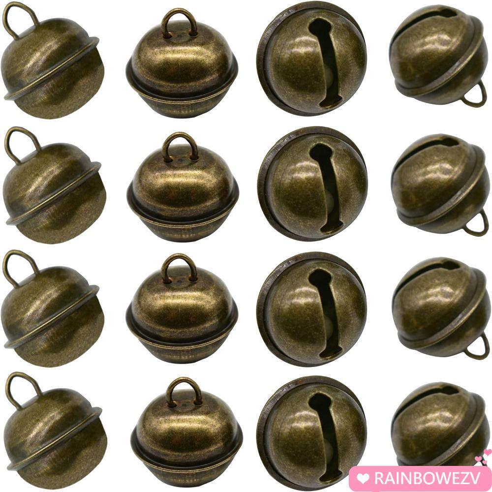 RAINBOWEZV 20 Chiếc Chuông Jingle Thép 22 Mm, Chuông Số Lượng Lớn Jingle Chuông Giáng Sinh
