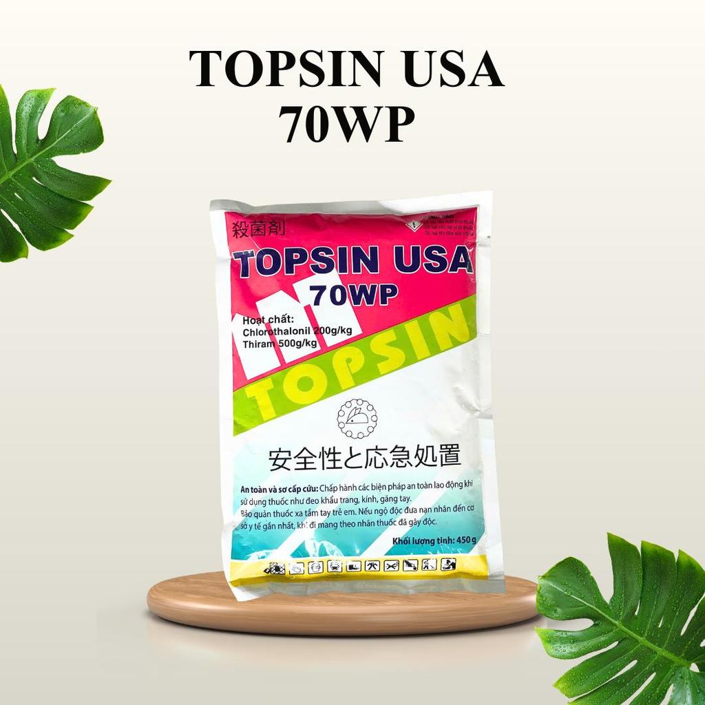 TOPSIN USA 70WP - Hỗn hợp quản lý nấm bệnh trên cây trồng - Gói 450g