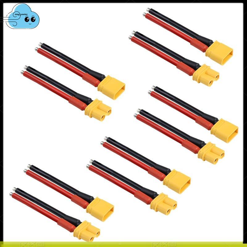 5 Cặp XT30 Cắm Kết Nối Cho RC Lipo Pin FPV Cáp Drone Xe Cho RC Lipo Pin FPV Cáp Drone Ô Tô