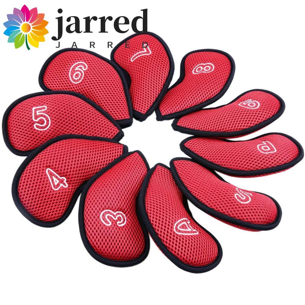 JARRED Golf Club Cover Vỏ bảo vệ Neoprene thể thao bền bỉ với thiết kế số 3,4,5,6,7,8,9, P, S, A Iro