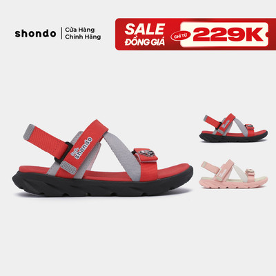Giày Sandal Trẻ Em Little 6 Ver 2.0 Thoải Mái, Siêu Nhẹ Shondo Nhiều Màu