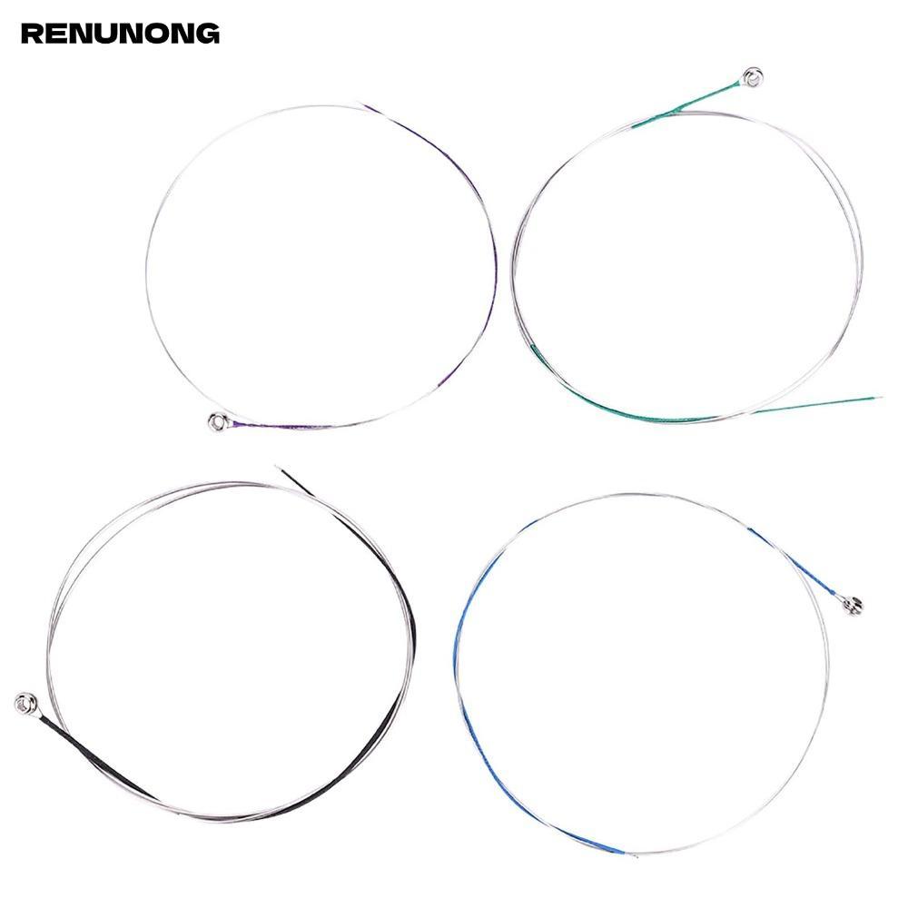 Dây đàn violin RENUNONG, Bộ dây đàn violin màu sắc cỡ 4 / 4, Phụ kiện đàn violin bằng thép bền cho đ