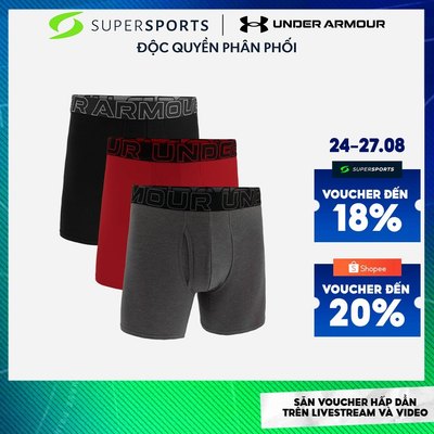 Đồ Lót Nam Under Armour Performance Cotton 6Inch - Nhiều Màu - 1383889-025