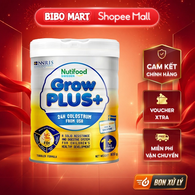[MALL] Sữa GrowPLUS+ Sữa non vàng lon 800g - BM001.1