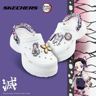 Giày Clog Nữ Skechers Demon Slayer Foamies Tai - 800037-WPK