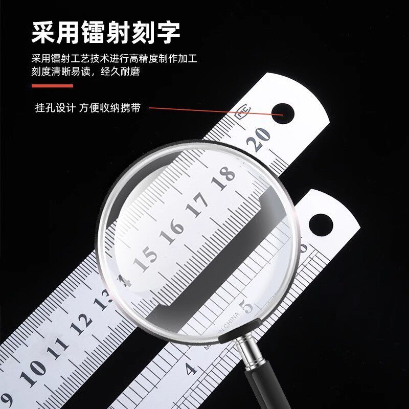 Thước Thép 30CM Thước Thép Dày 15 / 20 / 30CM Thước Thép Không Gỉ Vẽ Dụng Cụ Đo Thước Thước Sắt Thướ