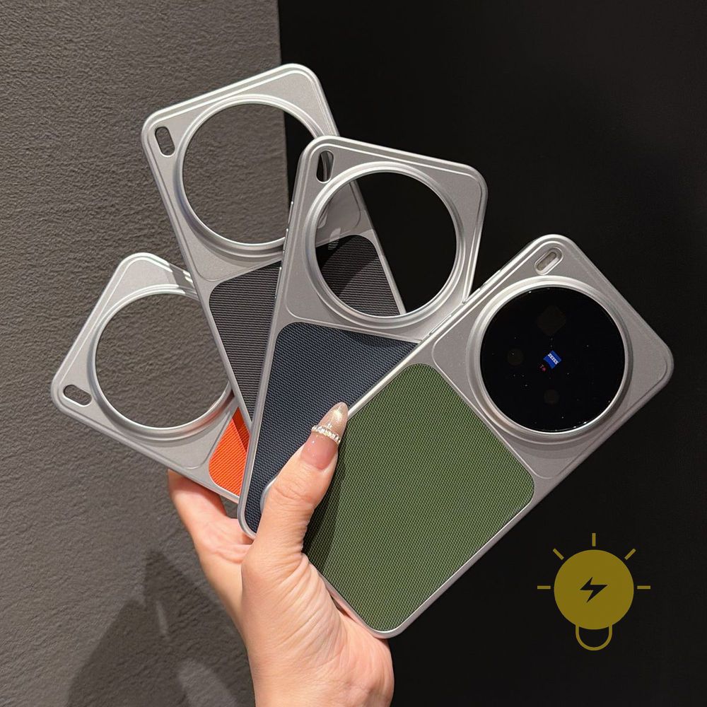 Phone Case For vivo X300 Ultra / X300 Pro / X300s / X300 TPU Magnetic Fabric Aesthetic Korean Cute