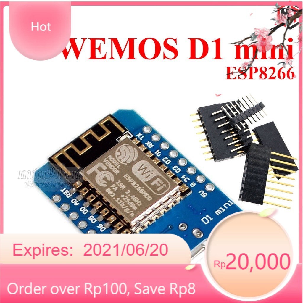 044 WeMos D1 Mini ESP8266  NodeMCU - Mạch phát triển IoT
