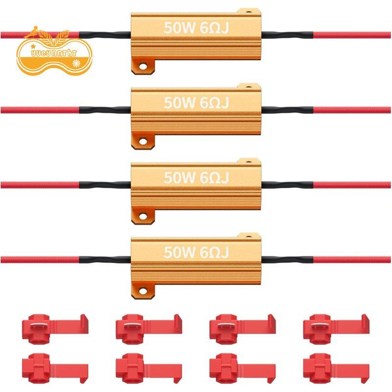 Dành Cho Đèn LED Bật Tín Hiệu Fixer-Resistor Kit 4 Điện Trở Tải 50W 6ohm-cho Led Tải Điện Trở Để Sửa