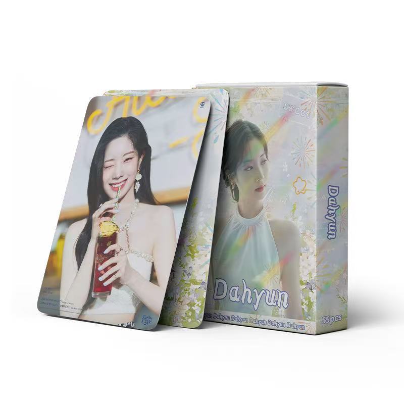 Sản phẩm mới 55 TWICE Photocards Kim Dahyun solo Single KPOP Star Merchandise LOMO Photocard