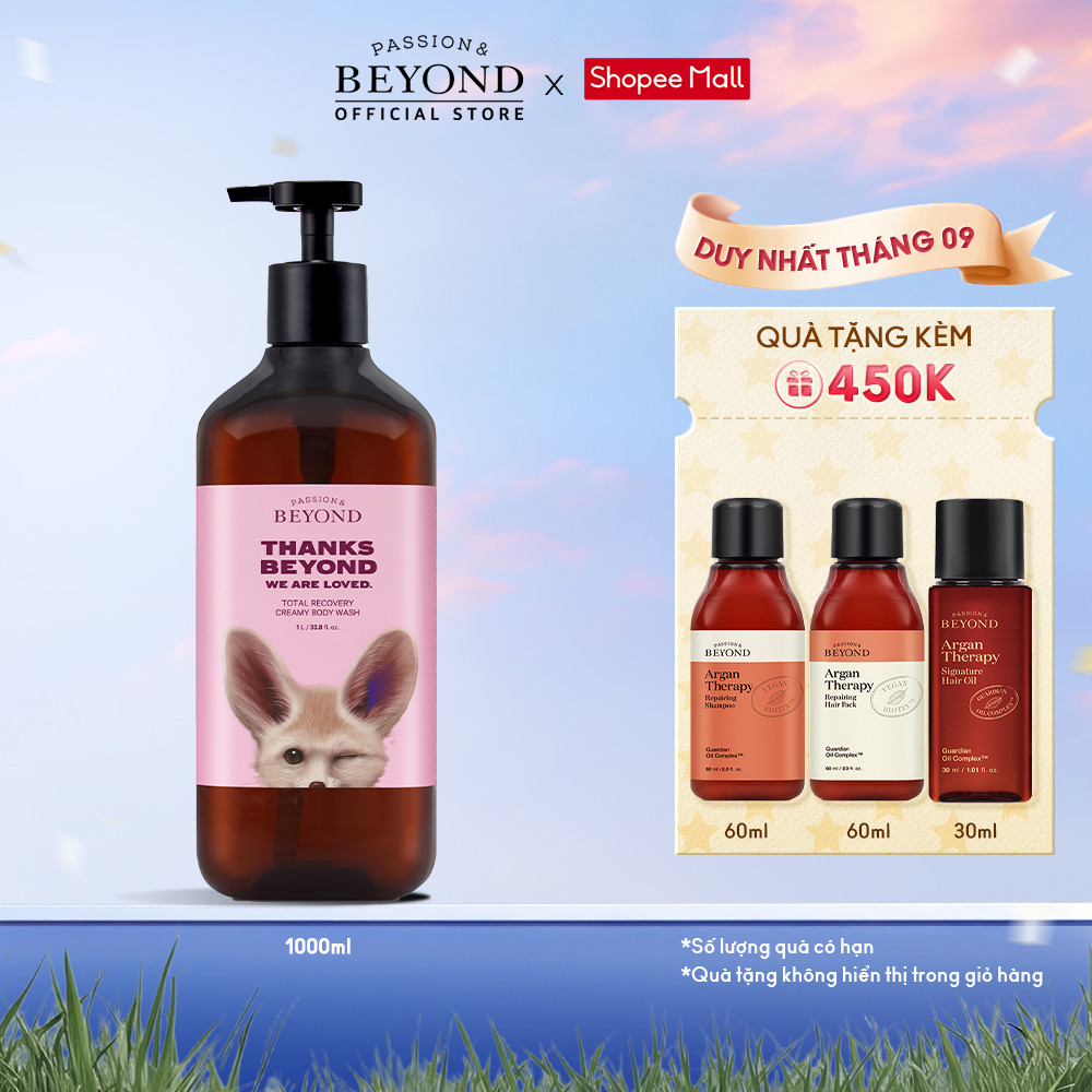 [Beyond Official] ANIMAL - Sữa tắm dưỡng ẩm chống lão hóa Beyond Total Recovery Body Wash 1000ml