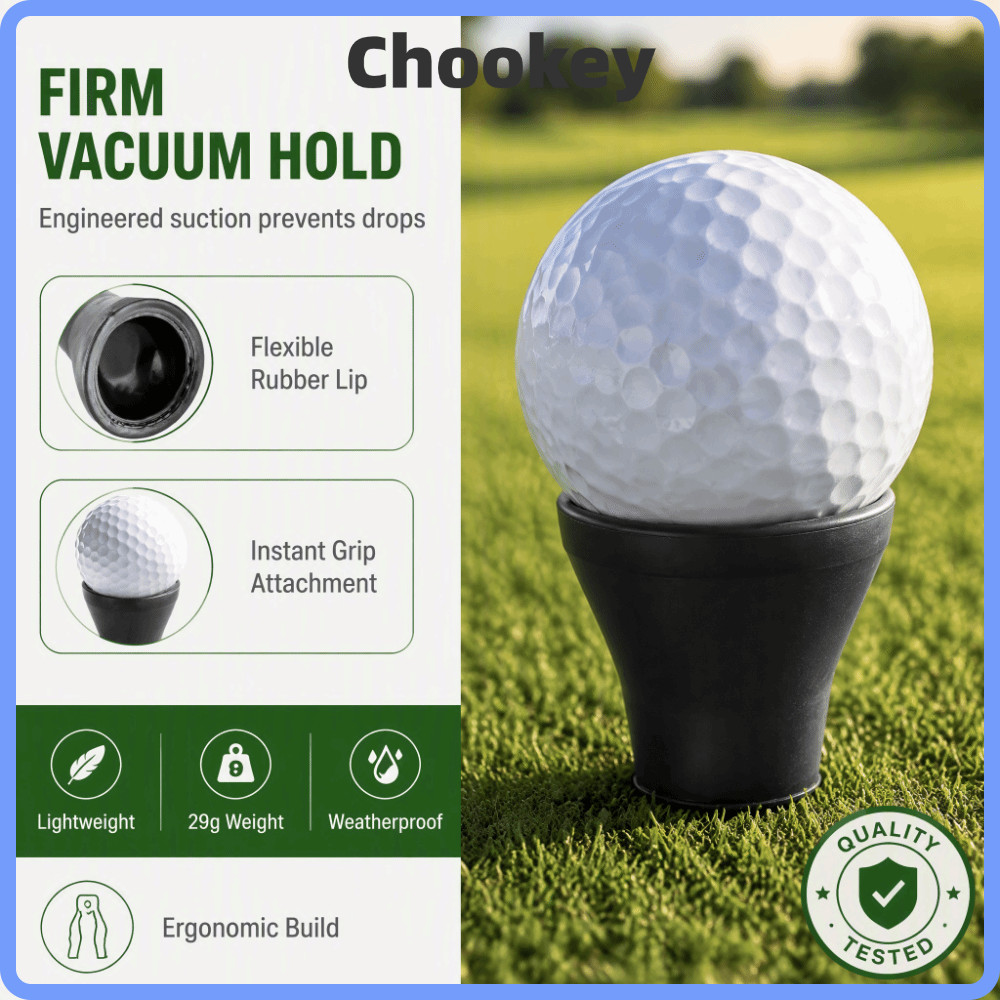 CHOOKMY Golf Ball Claw, Cao Su Di Động Golf Ball Retriever, Snappy Đen Golf Ball Grabber Ball Collec