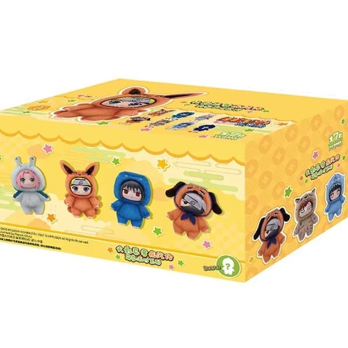 Blind box chính hãng EAKI Naruto Shippuden thú bông PVC Naruto đồ chơi hot