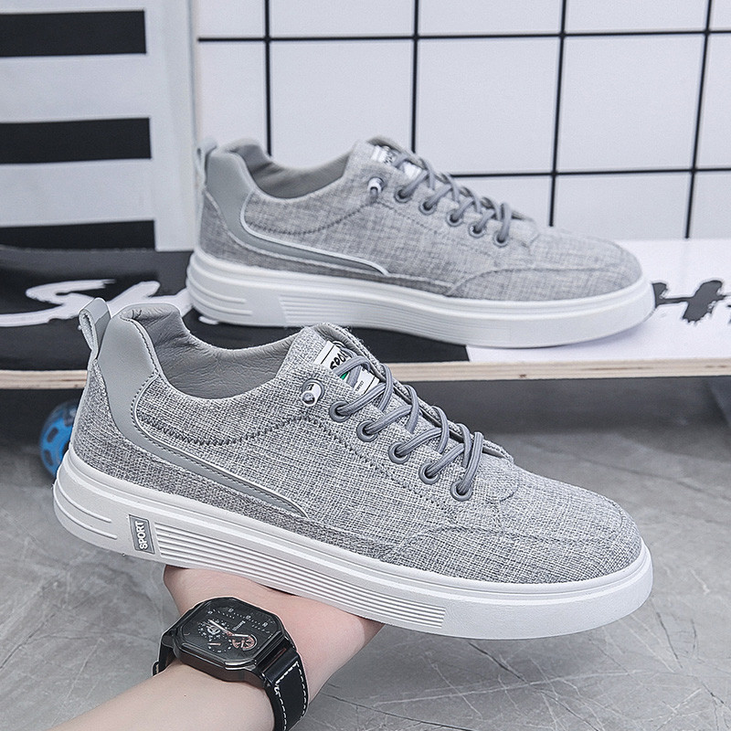 Giày vải canvas tuyệt đẹp mùa hè, giày vải canvas hợp thời trang thông thường dành cho nam, giày kiể