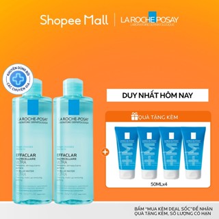 [ĐỘC QUYỀN HANHAH] Bộ đôi nước tẩy trang cho da mụn, da dầu nhạy cảm La Roche-Posay Efffaclar Micellar Water 400ml