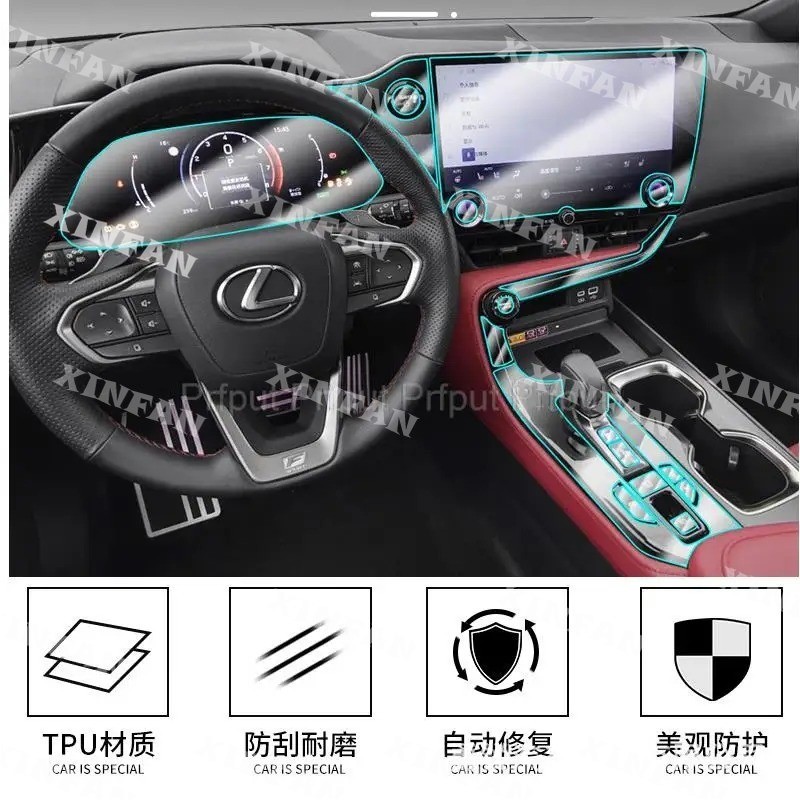 Dành Cho Xe Lexus NX NX450H NX350 NX250 NX350H 2022 Nội Thất Ô Tô Bảng Điều Khiển Trung Tâm Trong Su