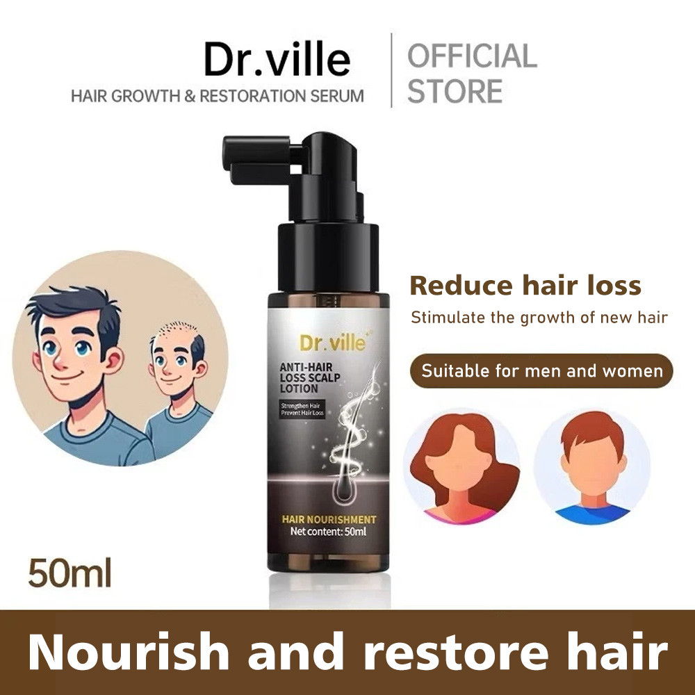 Dr.Ville Hair Tonic Hair Growth Anti Hair Loss Serum 50ml
