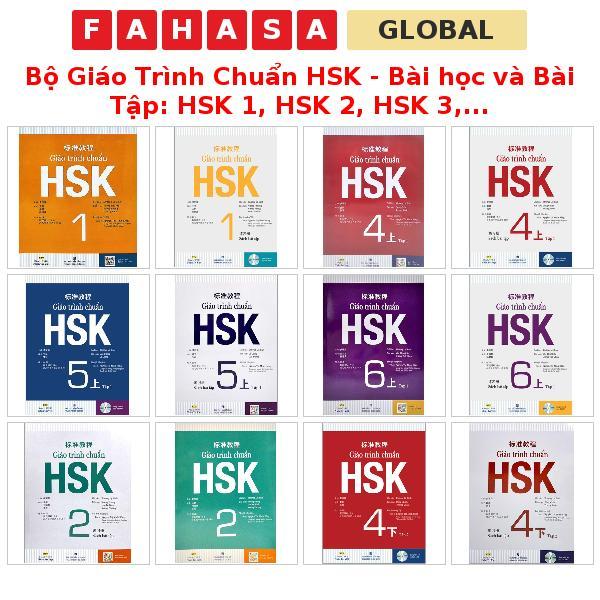  Sách - Bộ Giáo Trình Chuẩn HSK - Bài học và Bài Tập: HSK 1 HSK 2 HSK 3,... 