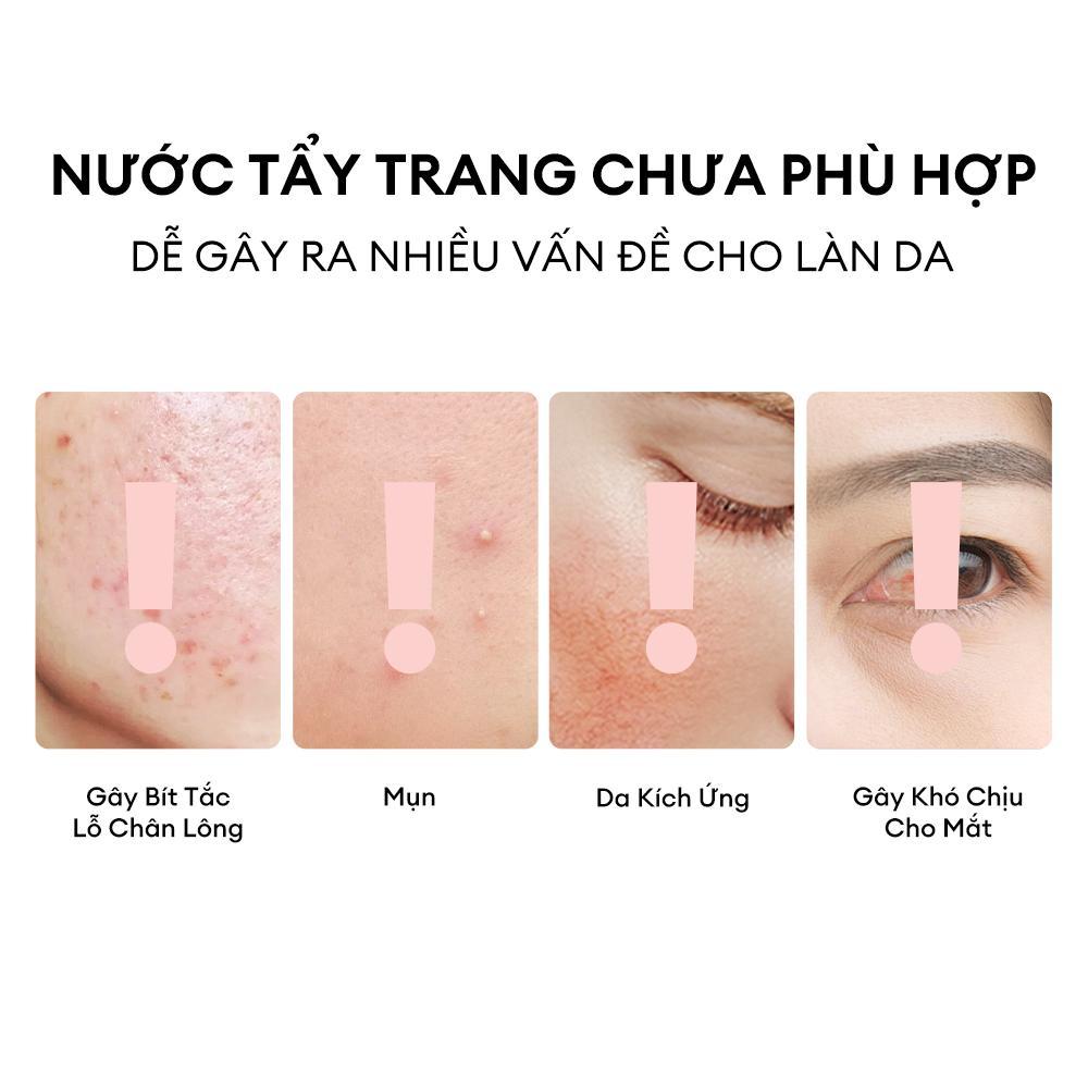 Ảnh 4 của Nước tẩy trang 2 lớp Colorkey Micellar Cleansing Water In Oil All-In-1 cho mọi loại da 500ml