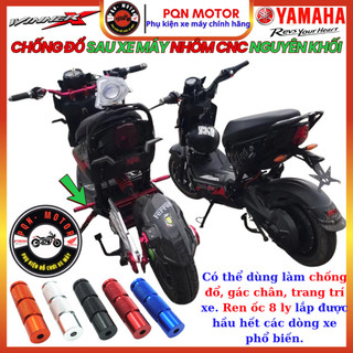 Gù Chống Đổ Nhôm Trụ Ốc Gắn 8 Ly- Nhôm CNC Nguyên Khối Gắn Honda, Yamaha Với Vị Trí Gắn Gù Ốc 8 Ly