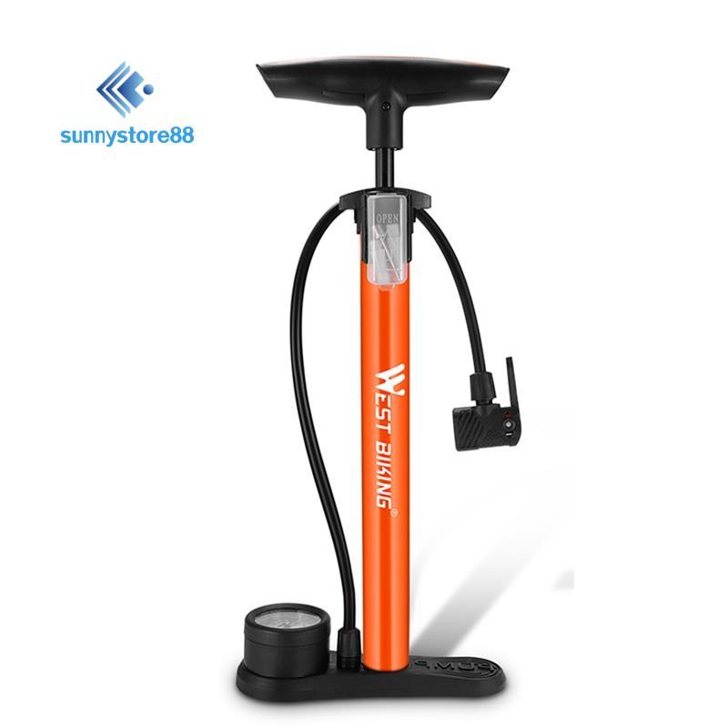 Bơm Hơi Xe Đạp Cao Áp 160PSI Cho Van Schrader & Presta