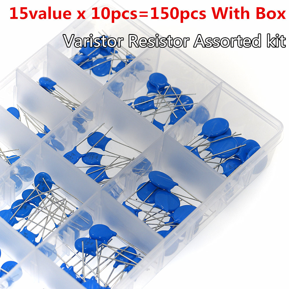 15values * 10 Cái = 150 Chiếc Biến Thể Điện Trở Các Loại Hộp 5D471K 7D471K 7D431K 10D471K 10D431K 10