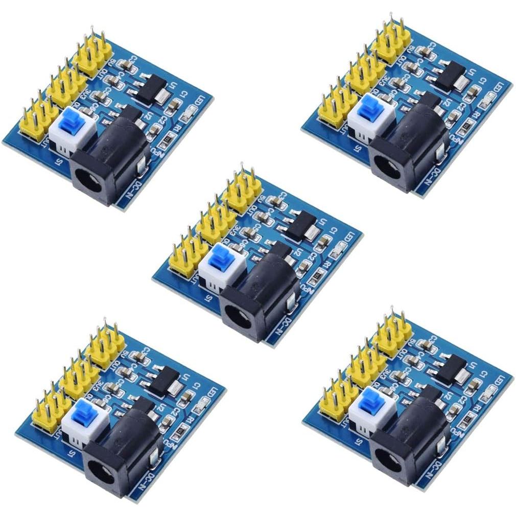 HiLetgo 5 chiếc DC-DC 12V sang 3.3V 5V Mô-đun nguồn 3.3V 5V 12V Chuyển đổi điện áp đa đầu ra