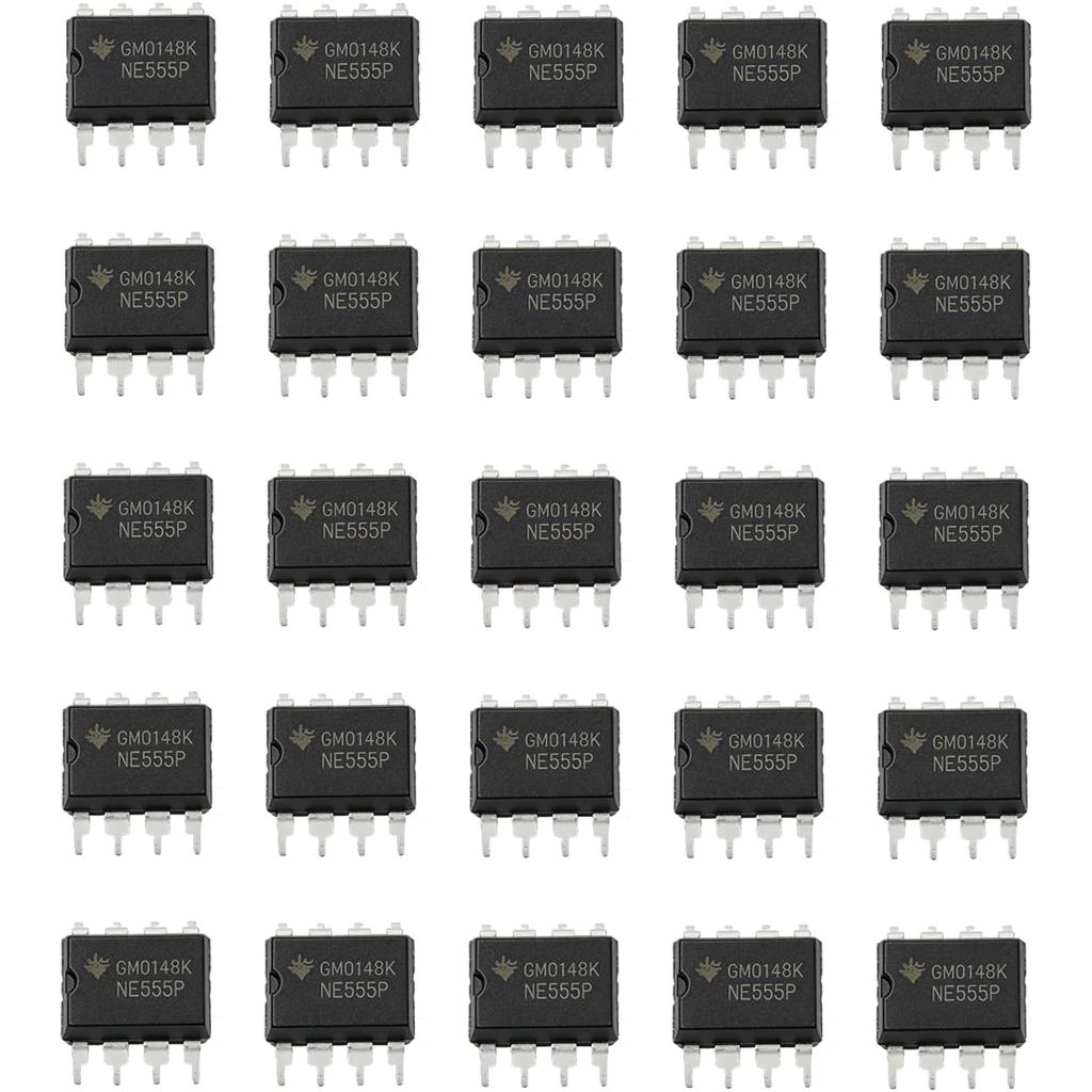 IC hẹn giờ NE555 NE555P Chip DIP 8 chân NE555N IC hẹn giờ chính xác đơn cho đèn Flash LED / mạch trễ