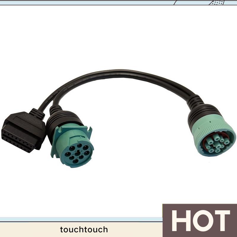 Dành Cho / Deutscher / Xe Tải Cáp Chẩn Đoán OBD2 J1708 J1939 Cho 9Pin Kết Nối OBD touchtouch.vn