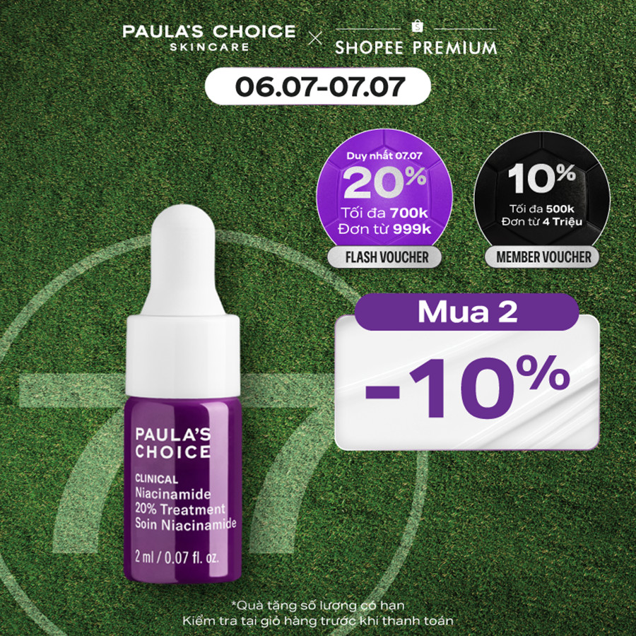Tinh chất thu nhỏ lỗ chân lông và giảm nếp nhăn Clinical Niacinamide 20% Treatment 2ml 78032 | BigBuy360 - bigbuy360.vn