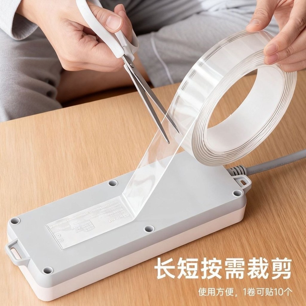 Đa Năng Chống Thấm Nước Nano Hai Mặt Dính Mạnh Không Đánh Dấu Độ Nét Cao Master Magic Trong Suốt Băn