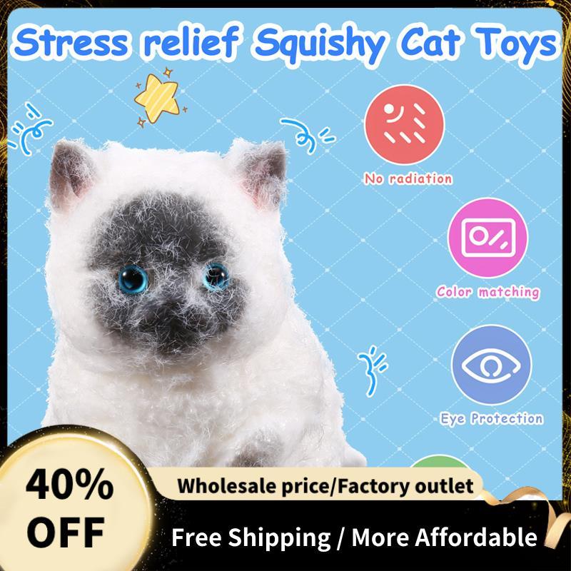 Nhỏ Squishy Đồ Chơi Mèo Giảm Căng Thẳng Mèo Squishy Đồ Chơi Mèo Ngộ nghĩnh Squishy Đồ Chơi Mèo Dễ Th
