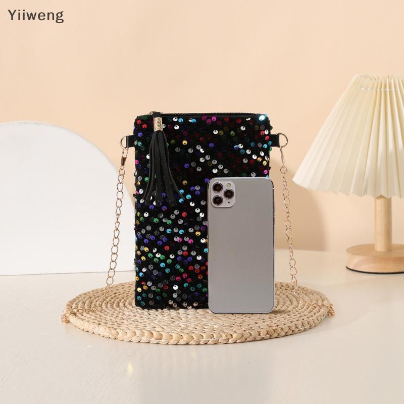 [Yiiweng] Túi đeo chéo Mini sequin dành cho nữ Bling Bling Bling Bling [của tôi]