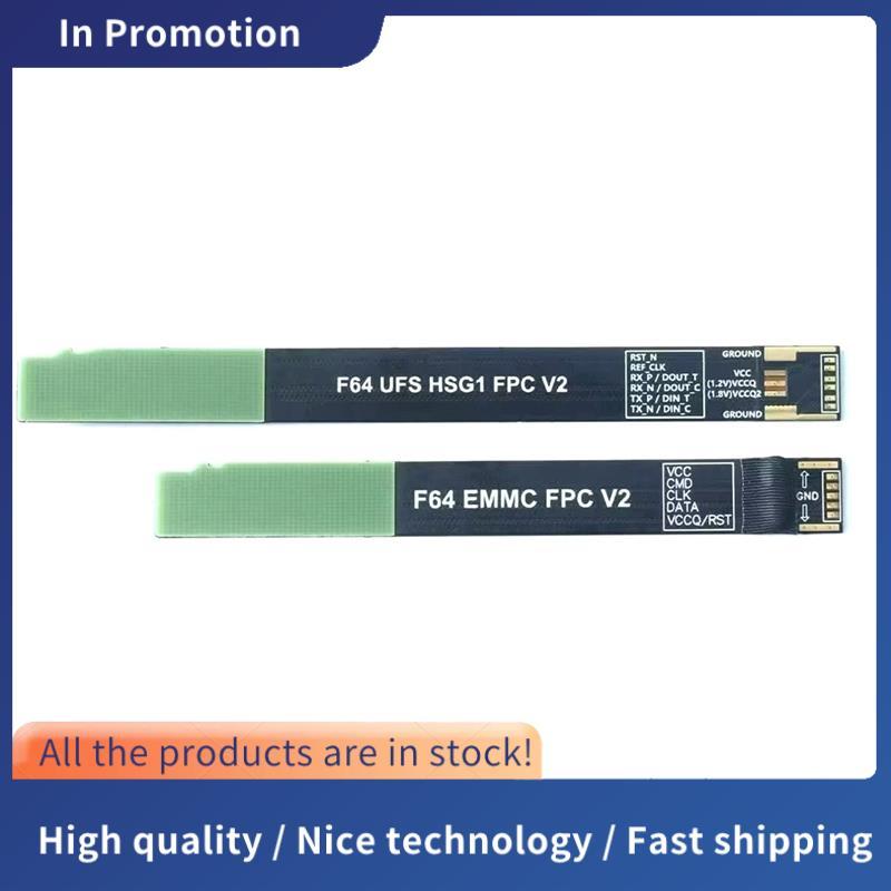 MỚI cho F64 Flash 64 EMMC FPC V2 / UFS HSG1 FPV Cáp 2 trong 1 cho Flash 64 Lite F64 UFS HSG1 FPC V2