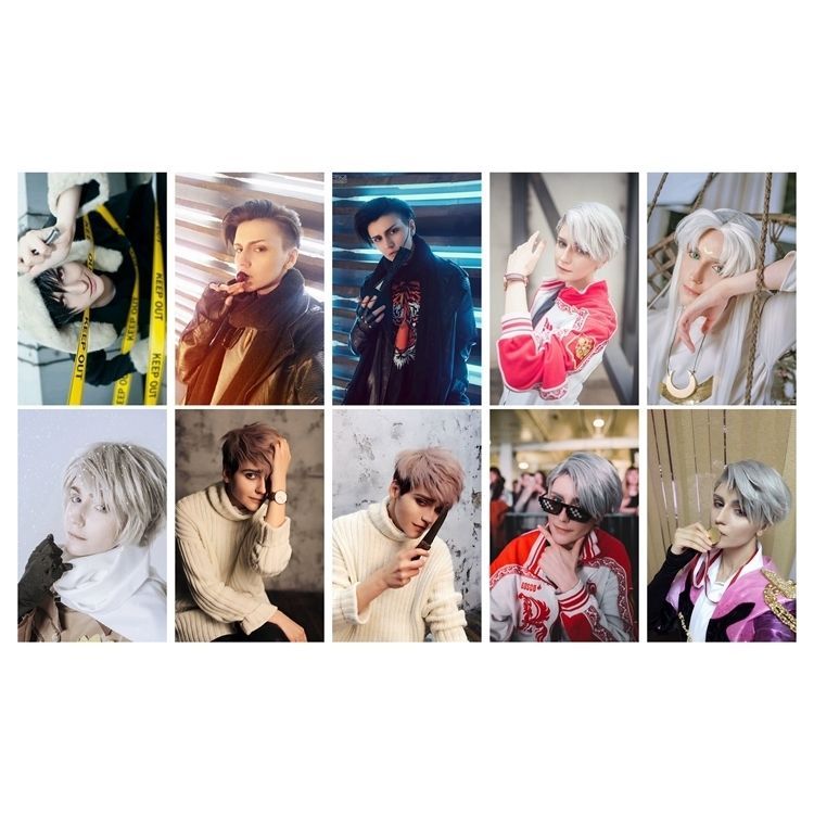 Gesha _ Petrovich Russia coser Hàng hóa Nhãn dán thẻ HD mờ pha lê 10 tờ