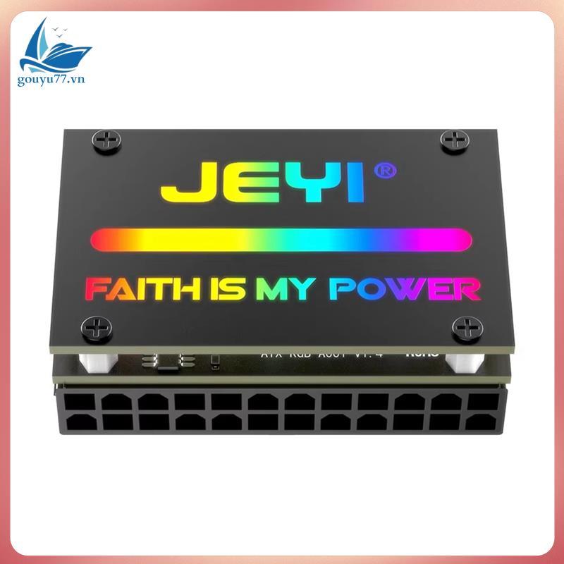 [gouyu77.vn] ATX 24Pin RGB 90° Bộ chuyển đổi Bộ chuyển đổi ATX 24Pin cho bộ nguồn bo mạch chủ 24PlN