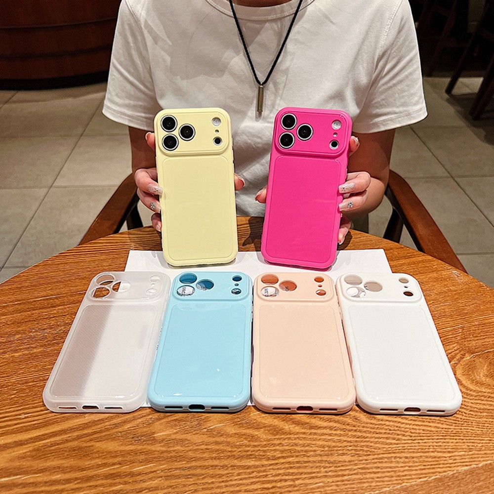 Ốp Điện Thoại Màu Kẹo Cửa Sổ Lớn Sang Trọng Cho Redmi K90 K80 K70 K60 K50 Pro Max K80 K70 Ultra Turb