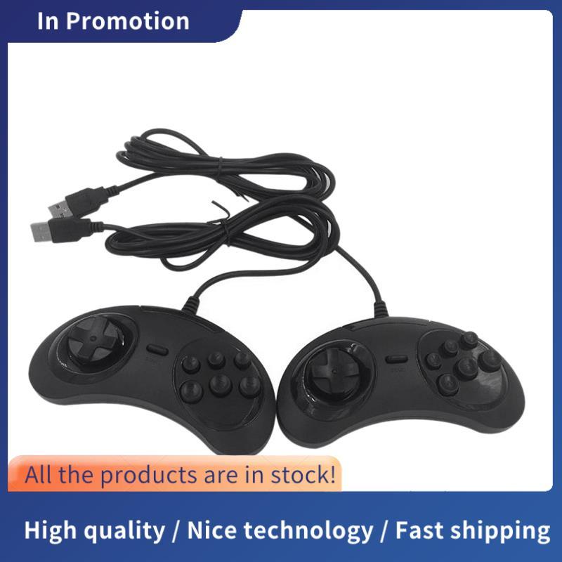 Bộ điều khiển trò chơi tay cầm chơi Game USB 6 nút cho giá đỡ cần điều khiển chơi Game USB cho tay c