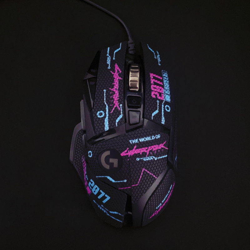 Logitech Mouse G502 Nhãn dán chống trượt anh hùng Phiên bản không dây có dây Phong cách cũ G402 Nhãn