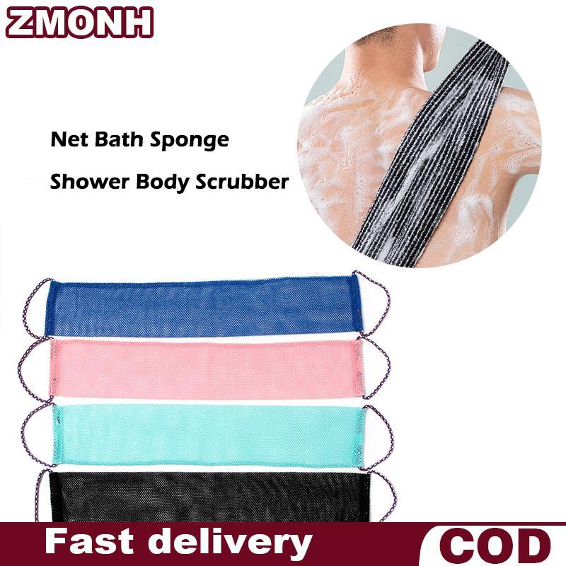 Zmo Phi Net tắm miếng bọt biển, 14x77cm tẩy tế bào chết tắm cơ thể Scrubber, da mượt mà hơn