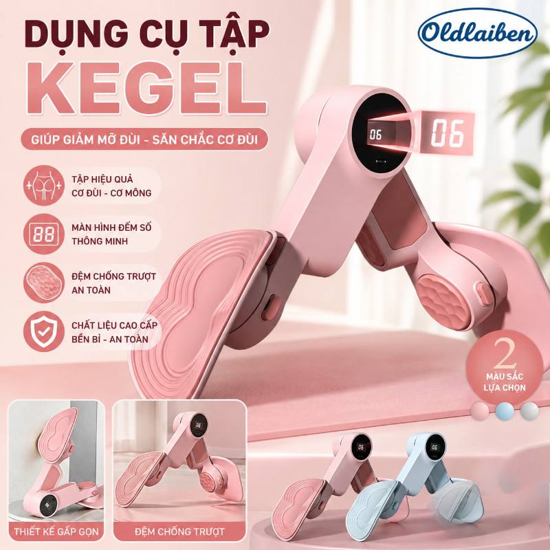 Dụng Cụ Tập Cơ đùi Kegel,Giúp Giảm Mỡ Đùi,Thiết Kế Có Thể đếm được,Trainer Đa Năng Cho Gym Và Tập Tạ