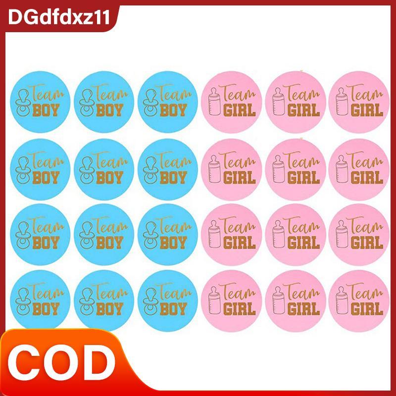 [DZ1] 24 Cái / bộ Team Boy Team Girl Stiers Boy or Girl Vote Stier để tiết lộ giới tính VN