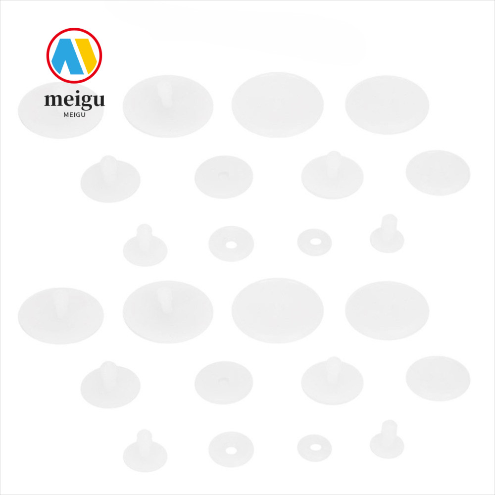 MEIGU 140 Cái Khớp Búp Bê, Phụ Kiện Bộ Xương Khớp Búp Bê Nhựa Trắng, Phụ Kiện Búp Bê Khớp Có Thể Thá
