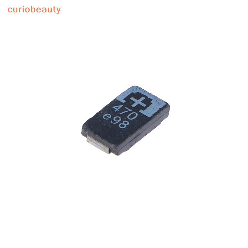 [CURUI] 5 CÁI 2R5TPE470M9 470 2.5V 470UF Tụ điện Tantalum Tụ điện Polymer {curiobeauty}
