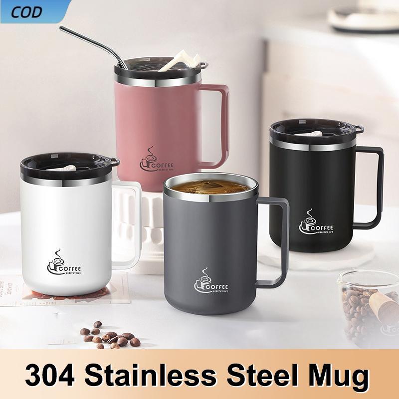 COD Coffee Mug với nắp thép không gỉ seal nhiệt Mug cho cả hai nóng và lạnh VN